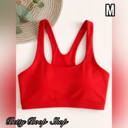 Top deportivo rojo