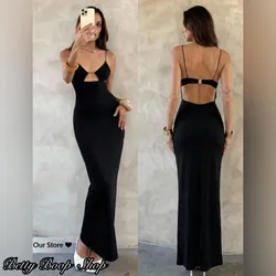 Vestido negro ajustado