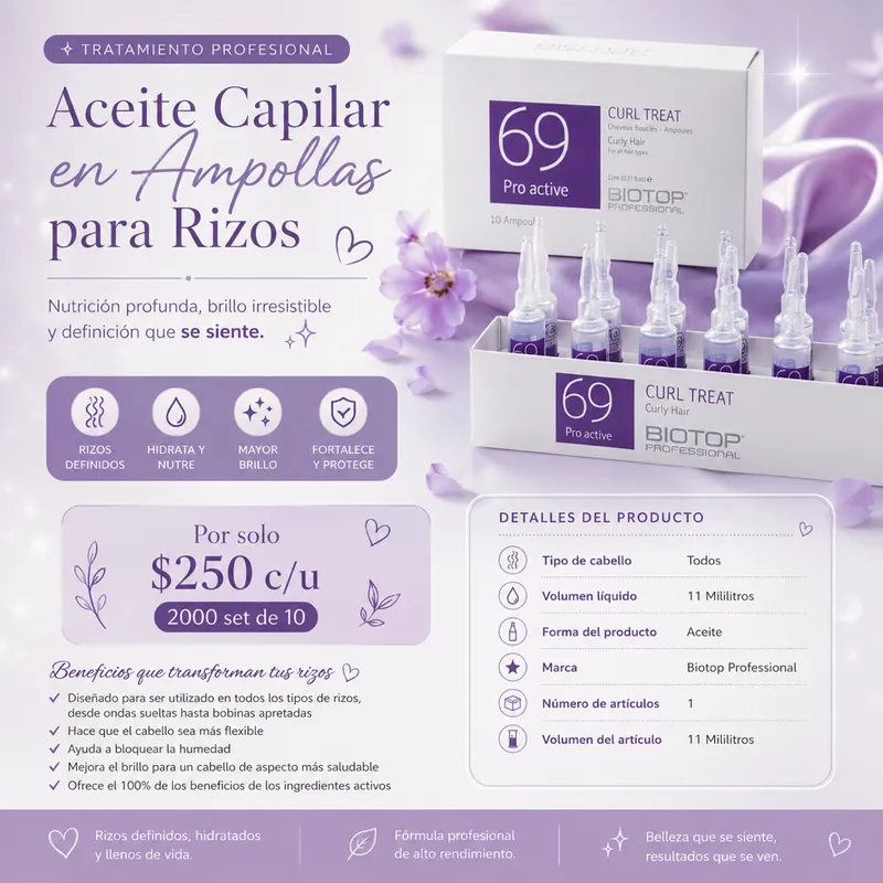 Ampollas Para rizos