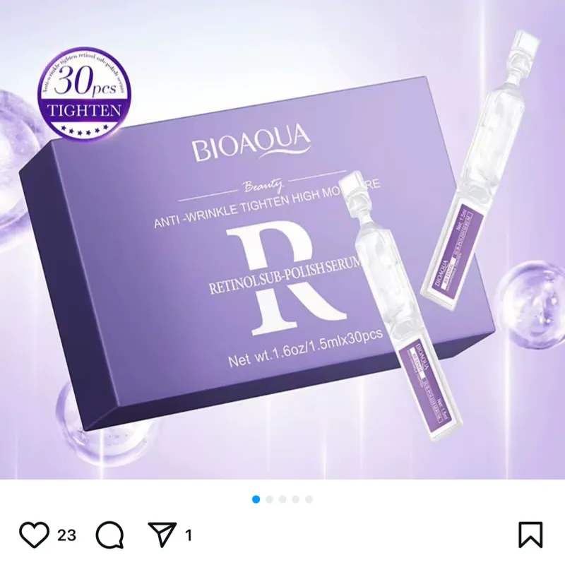 Ampolletas de Retinol