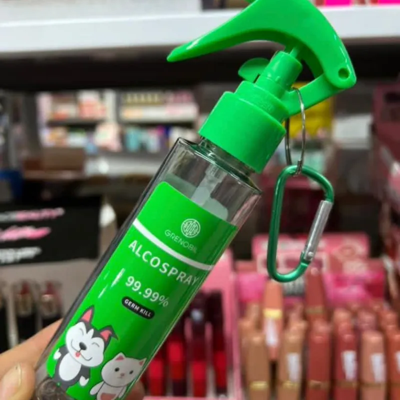 Atomizador para cabellos com Gancho