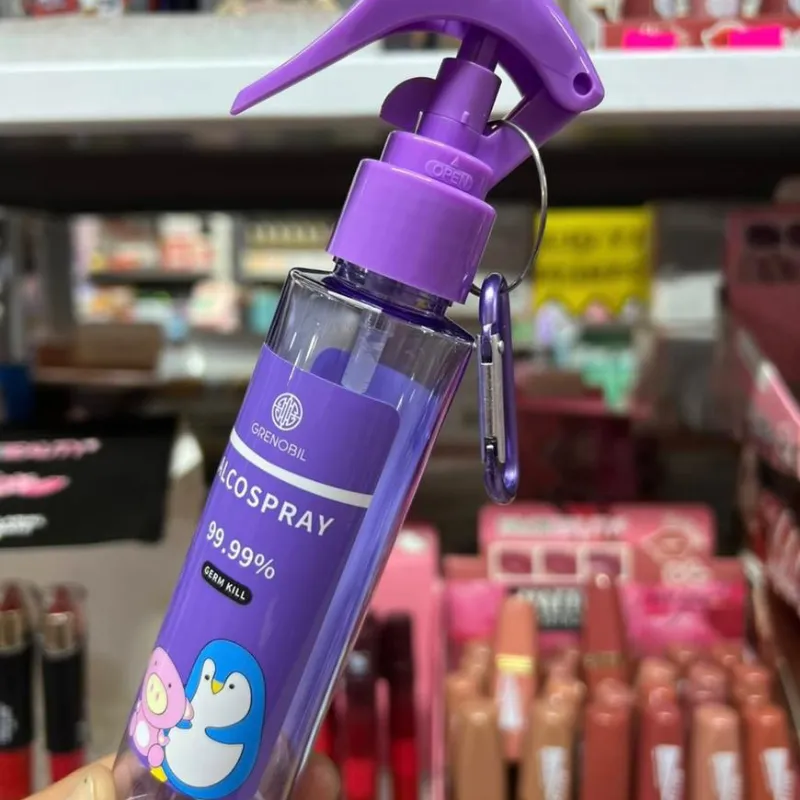 Atomizador para cabellos com Gancho