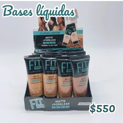 Bases Líquidas oscuras 