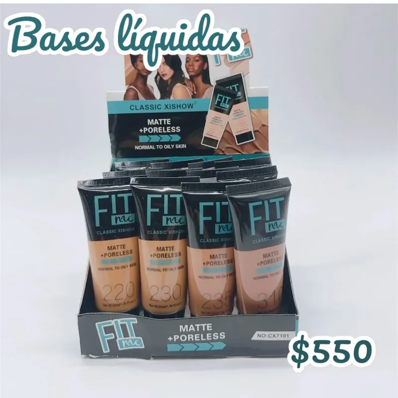 Bases Líquidas oscuras 