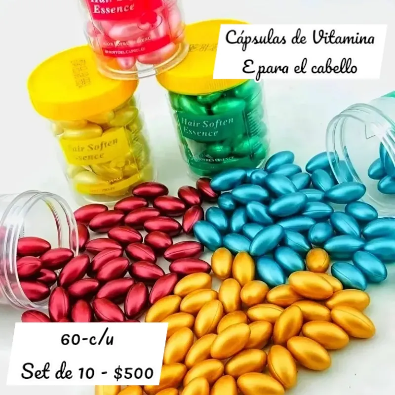 Cápsulas para el pelo de Vitamina E 