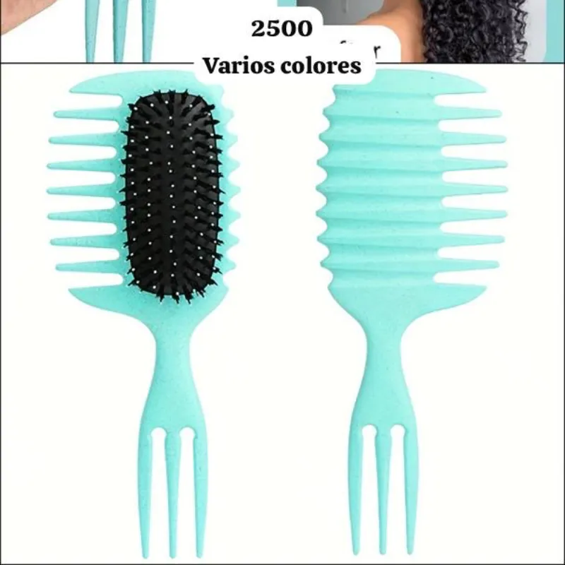 Cepillo para rizos + peineta 