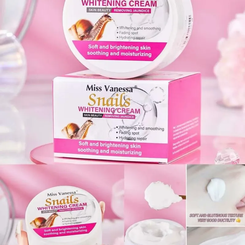Crema Blanqueadora de Baba de Caracol 