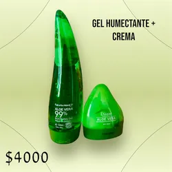 Gel Himectante + crema Aloe d e vera 