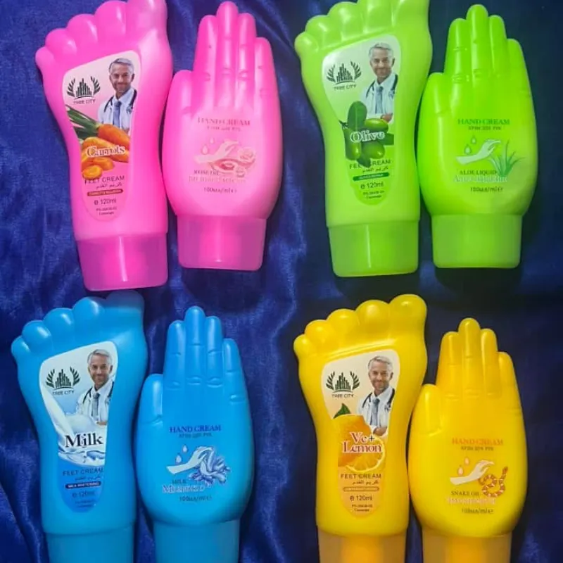 Juegos de crema de manos y pies 