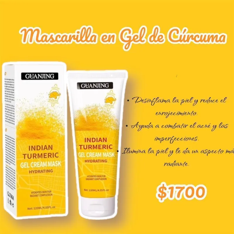 Mascarilla de gel de Cúrcuma 