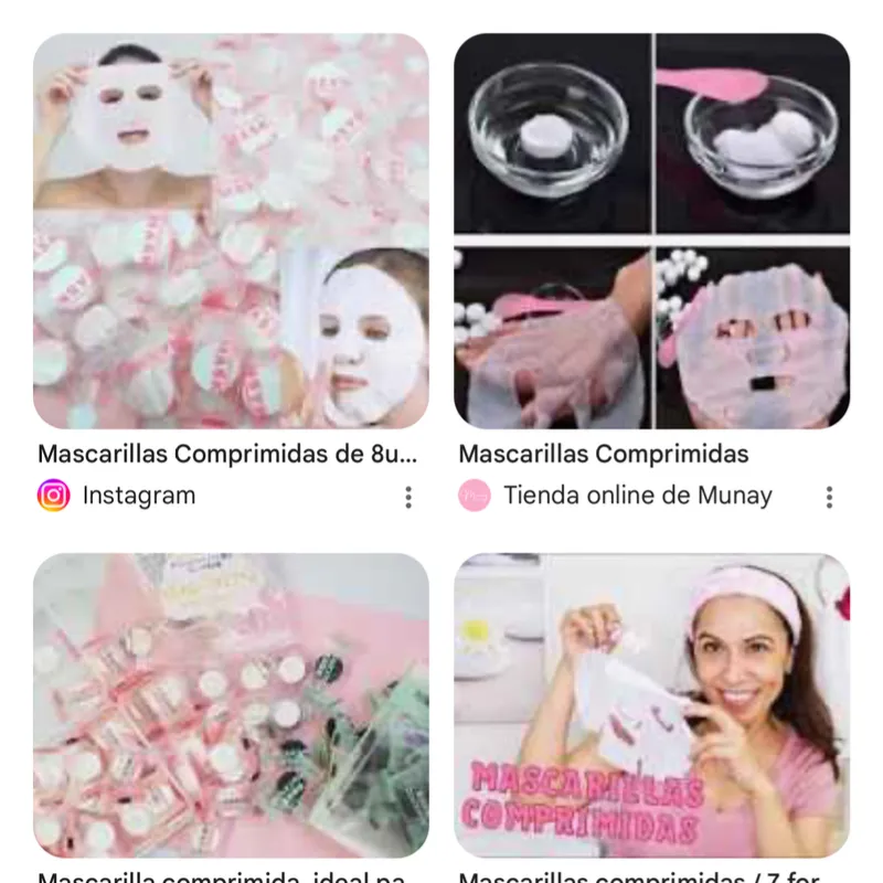 Mascarillas Comprimidas 