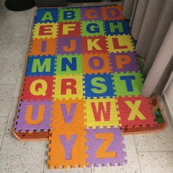 Alfombra Puzzle con Letras