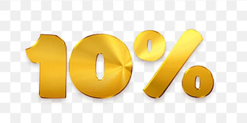 10% Is Added For Service
