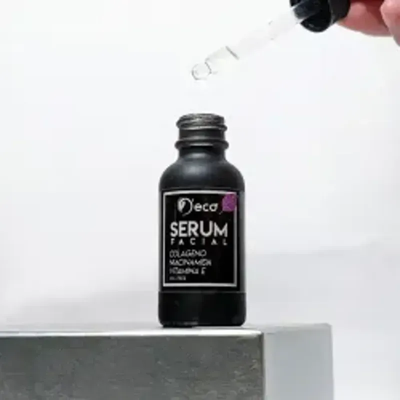 Serum facial de niacinamida, colágeno y vit E