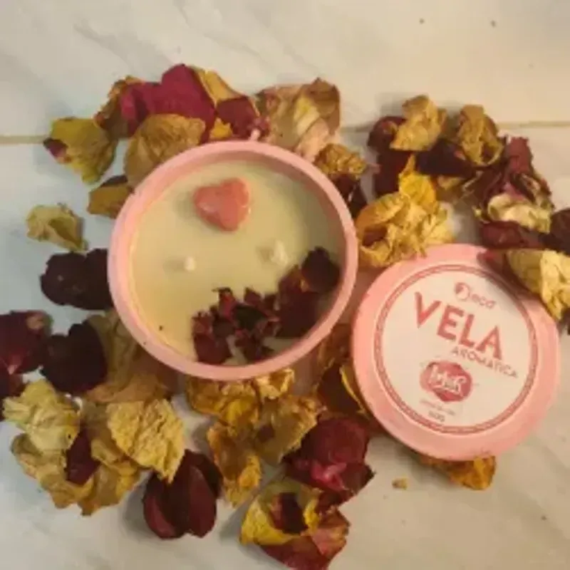 Vela aromática amor