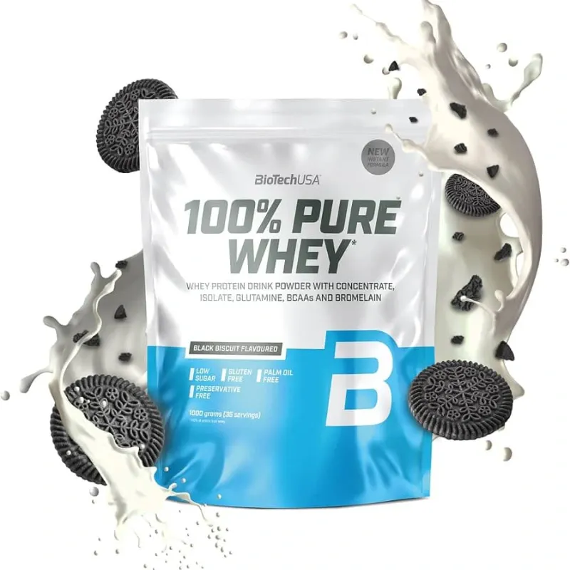 100% Pure Whey — Galleta negra,