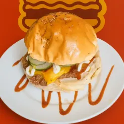 Hamburguesa de Cerdo y Queso 