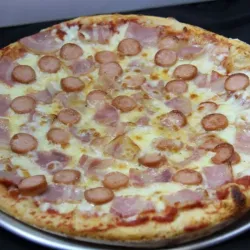 Pizza de Salchicha
