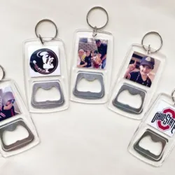 Llavero personalizado abre botellas