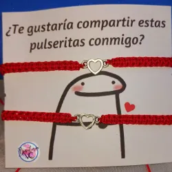 Pulseras con corazón
