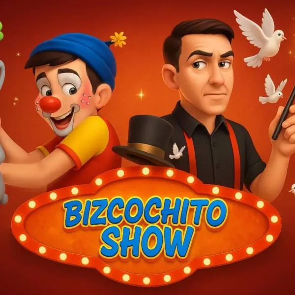 COMPAÑÍA ESPECIALIZADA EN EVENTOS INFANTILES.
"Hacemos de tu día especial un momento mágico e inolvidable".

Planificamos tu evento... con nuestra variedad de ofertas te ahorramos tiempo para que puedas disfrutar al máximo y sin preocupaciones. 
Diez años de experiencia avalan nuestro compromiso con los clientes.

Únete a la experiencia de Bizcochito Show para que compartas risas, alegría y diversión!
