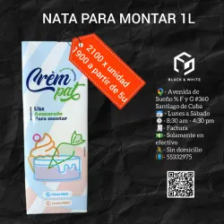 Nata para montar 1L