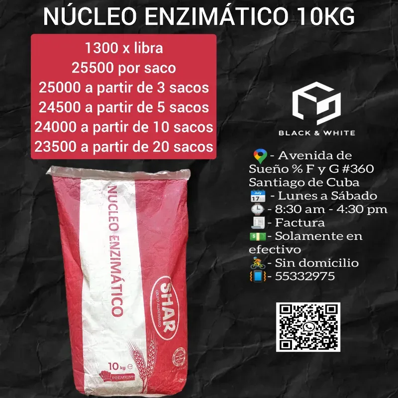 NÚCLEO ENZIMÁTICO SHAR 10KG