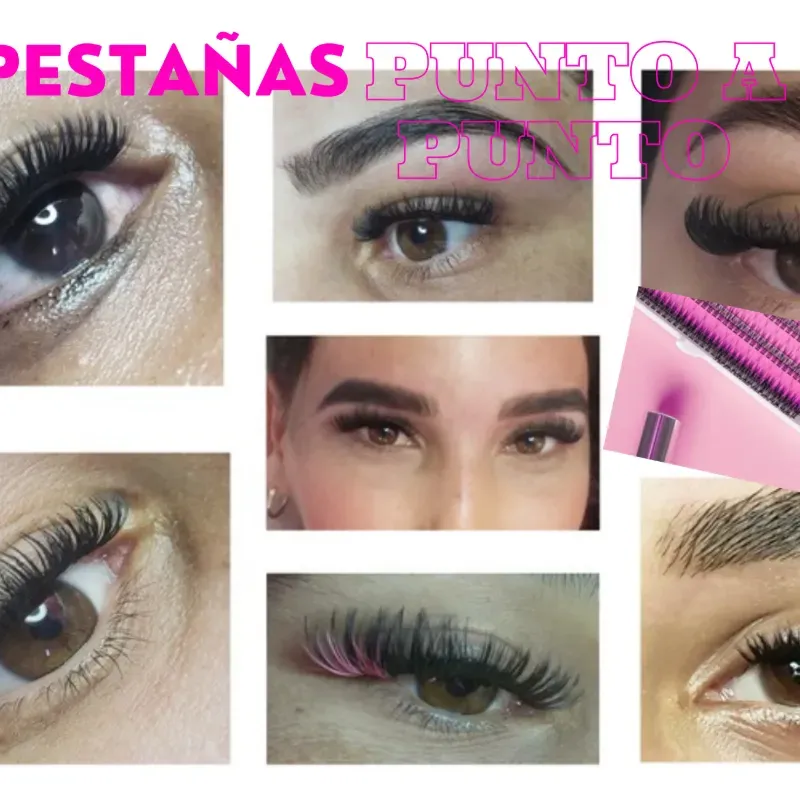 Pestañas punto a punto 