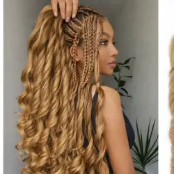 Trenzas de rizo francés