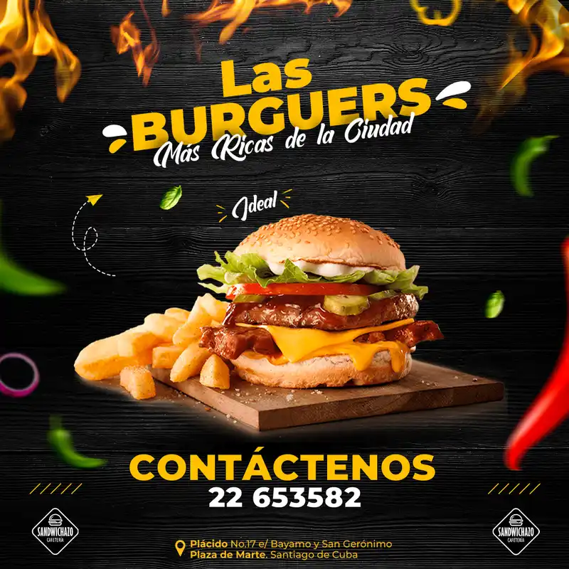 DISEÑÓ DE HAMBURGUESAS