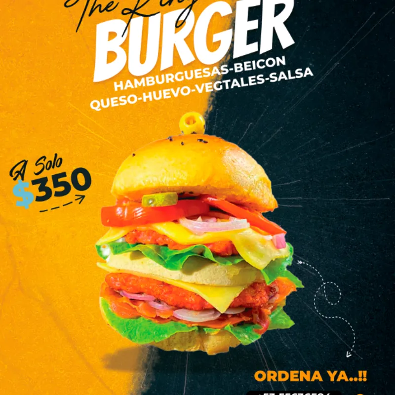 DISEÑÓ DE OFERTA DE HAMBURGUESA