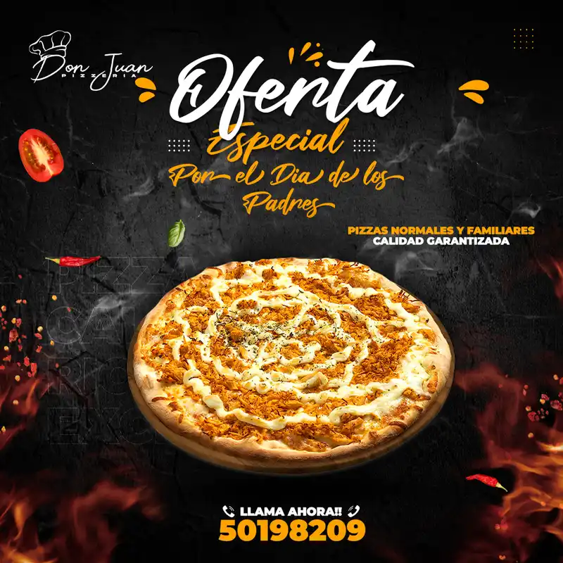 DISEÑÓ PARA OFERTAS DE PIZZAS