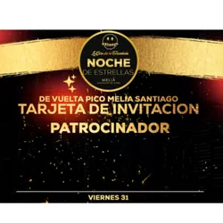 TARJETA DE INVITACIÓN VIP