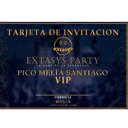 TARJETA DE INVITACIÓN VIP