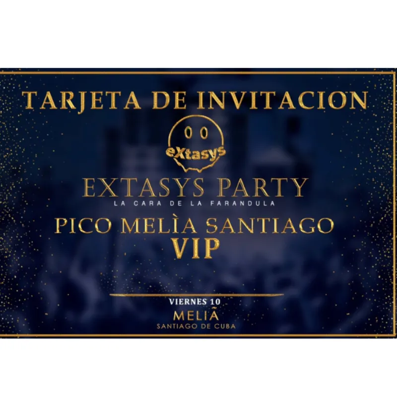 TARJETA DE INVITACIÓN VIP