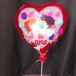 Globos en forma de corazón 