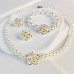 Juego De Collar de Perlas