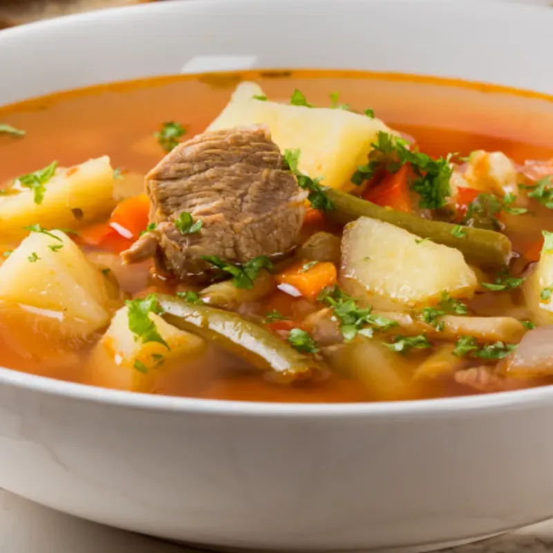 Sopa de res