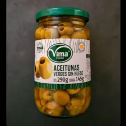 Aceitunas verdes sin hueso
