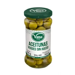 Aceitunas verdes sin hueso