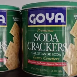 Latas de Galleticas de soda