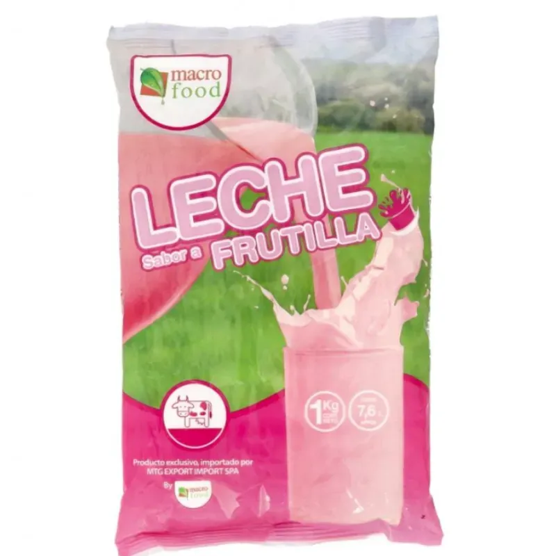 Leche en polvo ( sabor fresa )