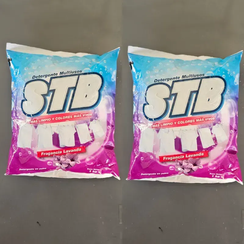 Paquetes de Detergente STB