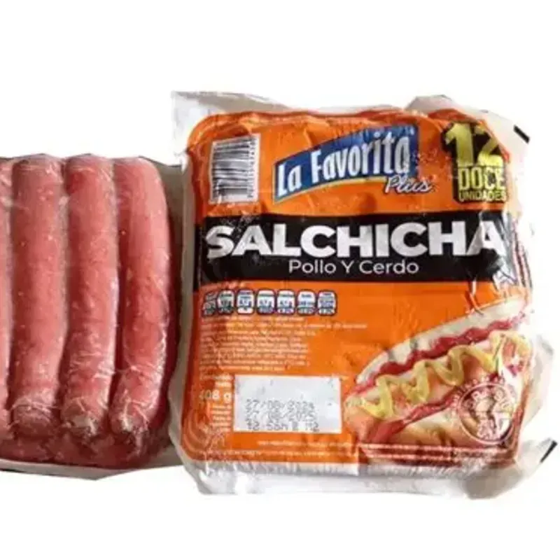 Paquetes de Salchichas LA FAVORITA