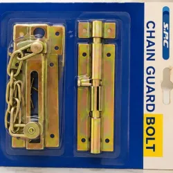 Pestillo con cadena de seguridad