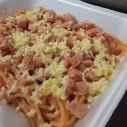Pasta con Jamón 