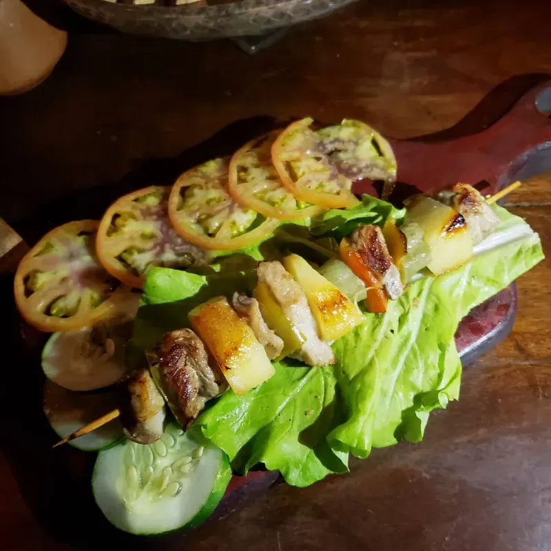 Brochetas de Cerdo