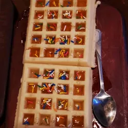 Wafles con Miel 