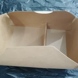 Caja Lunch Encerada Con Divisiones (C-B/A1354)x1