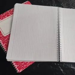 Libreta 📓Grande C/Wire Cuadriculada 75 H(C-B/1390)x1